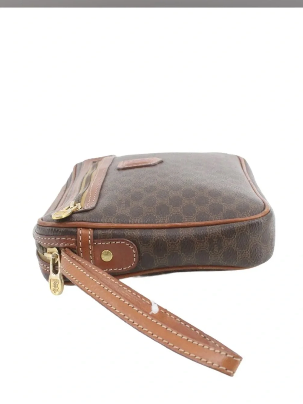 Celine Brown Macadam Clutch